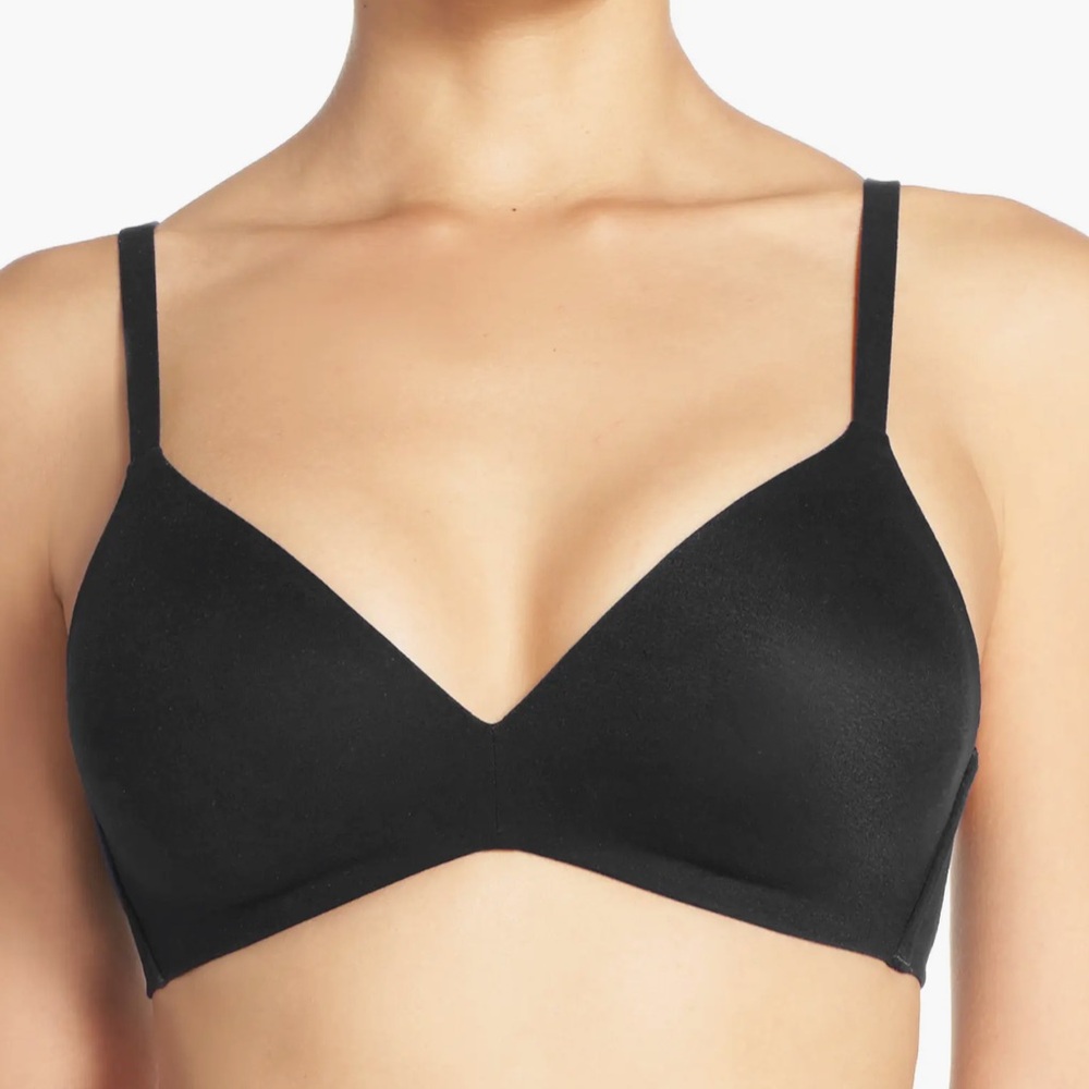 Wacoal Seamless Black Wireless T-Shirt Bra - 34D